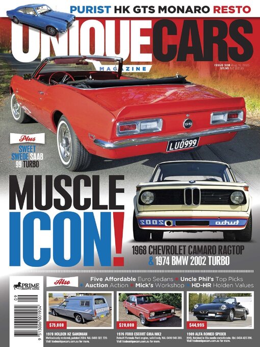 Title details for Unique Cars Australia by Prime Creative Media Pty Ltd - Available